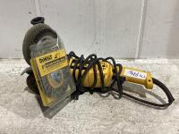 DEWALT ANGLE GRINDER 5" & EXTRA WHEELS