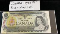 1973 CANADA ONE DOLLAR BILL