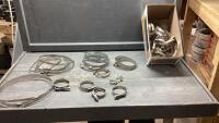 BOX FULL OF CLAMPS