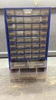 SHOP ORGANIZER WITH LOTS OF LITTLE DRAWERS