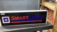 GM DEALERSHIP SMART LEASE PLASTIC SIGN
