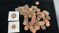 COLLECTION OF PENNIES - AMERICAN & CANADA