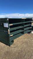 ( 11 ) New 9 foot six steel tubular Panels/bidding per panel