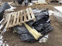BUNDLES OF TARPS & VAPOR BARREIER