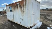 8 x 14 steel shed