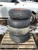 SET OF 4 POWER-MARK TIRES RUSTED RIMS-15