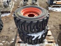 SET OF 2 BOBCAT TIRES 8-BOLT