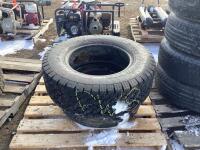 (2) MIXED TIRES BF-GOOD-RICH & SYMMERTY RUSTED RIM 6-BOLT