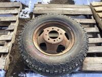 (1) DYNAPRO TIRE RUSTED RIMS 8-BOLTS