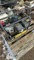 Pallet of portable water pumps