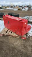 L shaped fuel tank