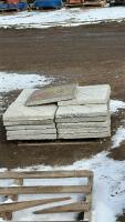 22 used concrete blocks