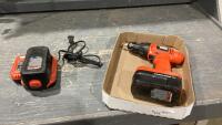 BLACK + DECKER CORDLESS DRILL 18V