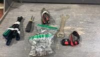 MASTERCRAFT SCREWHOLDER/DRIVER SET, PLIER, HEAD LAMP, 2 BAGS SOCKETS