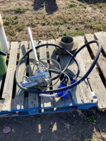 12 volt FUEL PUMP. W/ HOSE AND NOZZLE