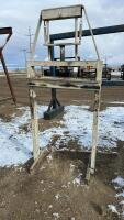 Steel press frame