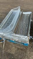 Pallet of stainless steel basket shelving