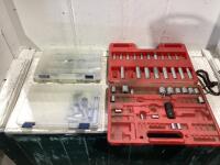 (3) METRIC & SAE SOCKET SETS
