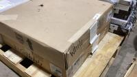(2) BOXES OF VINYL BASE BOARD - WHITE