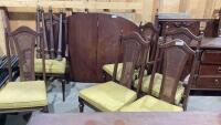 OVAL TABLE + 6 CHAIRS