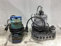 (2) SUBMERSIBLE PUMPS MASTERCRAFT & LITTLE GIANT