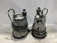 (2) SUBMERSIBLE PUMPS