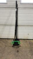 BUNDLE OF HAND TOOLS - BROOM, SPADE, BAR