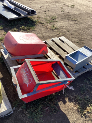 THREE PIG FEEDERS