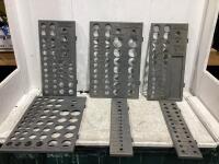 METRIC & SAE CRAFTSMAN ASSORTED DRIVE SOCKET ORGANIZERS 3/8", 1/4"& 1/2"