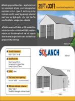 New SD Lanch 25 x 33 metal barn