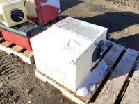 (2) POLY WATER CONTAINERS