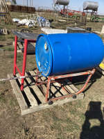 BARREL CART W/ BARREL MOVER,BENCH