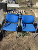 FOUR BLUE CHAIRS - 2