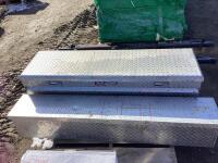 (2) METAL ALUMINUM STORAGE TOOL