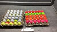 (2) FLATS OF GOLF BALLS