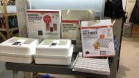 LITTLE GIANT (2) INCUBATORS + (1) EGG TURNER