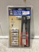 POWERFIST - 45PCS THREADED INSERT & RIVETING TOOL KIT