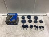 POWERFIST 14/16PCS ASSORTED HEX MOUNTED POINT SET