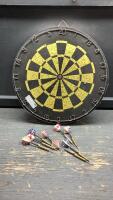 DART BOARD AND DARTS