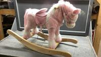 PLUSH ROCKING HORSE
