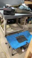 WOODS FOLDING DOG BED, COLEMAN PORTABLE STOVE, COVER FOR A GAZEBO