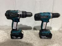 (2) MAKITA DRILLS