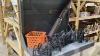 (2)ITEMS - LANDSCAPE FABRIC + EXTENDABLE HOSE HOLDER