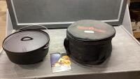 CAMP CHEF #12 CAST IRON DUTCH OVEN