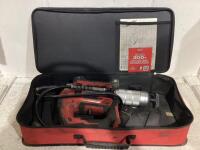 MILWAWKEE TOOL BAG W/ GREASE GUN