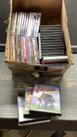 BOX OF DVD MOVIES