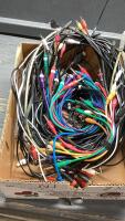 BOX OF ASSORTED AUDIO/VIDEO CORDS
