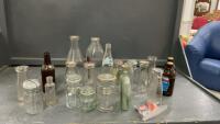 VARIETY OF COLLECTIBLE BOTTLES