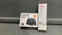 MASTERCHEF SMOKER BOX AND COLOR SCREEN CALENDAR
