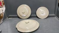 (3) CROCK LIDS